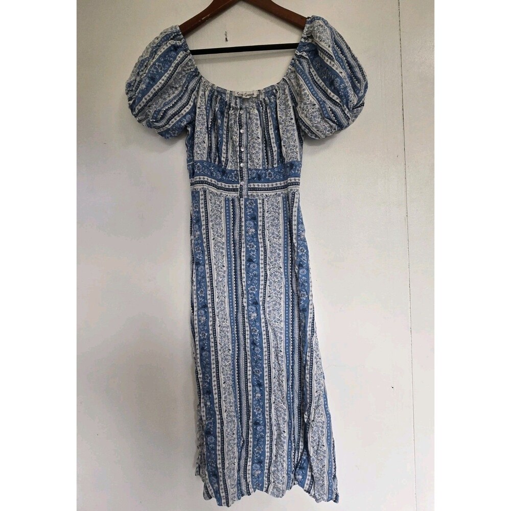 Second Generation Dress Womens S Floral Boho Floral Indie Cottage Renaissance